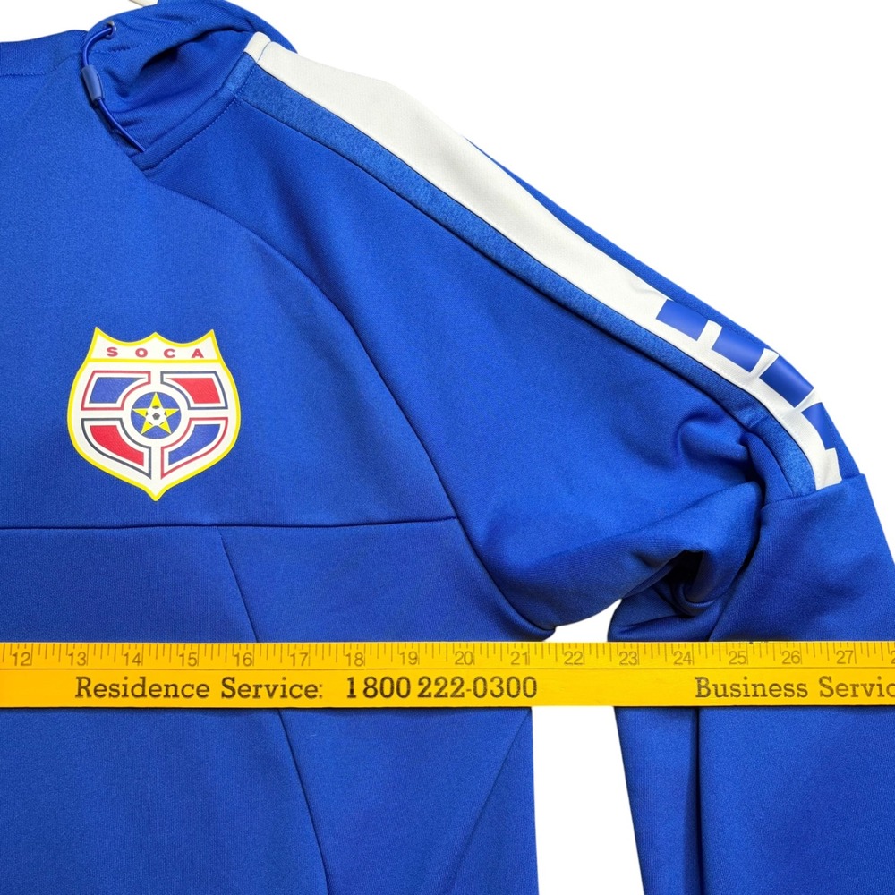 Capelli Sport SOCA Soccer Hoodie Mens Large Blue CS-Dry Pullover AGA-6047 - Picture 9 of 9